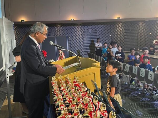 元甲子園球児の上重聡アナウンサーが、頭脳のスポーツと言われるそろばん大会の司会を進行！！