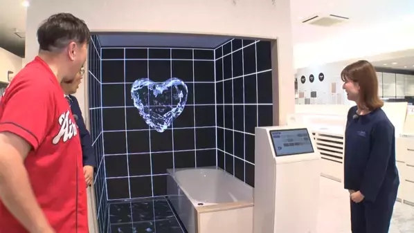 広島県住みます芸人「藩飛礼(はんぴれい)」が最先端の展示が揃う広島商工センターショールームでリフォーム体験