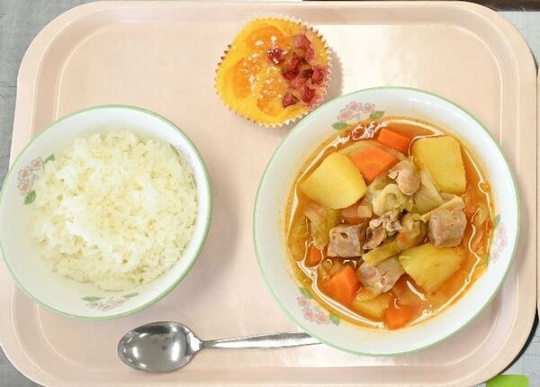 近隣自治体 初！北本市と市内人気飲食店のコラボ給食　市内小中学校の全校で提供