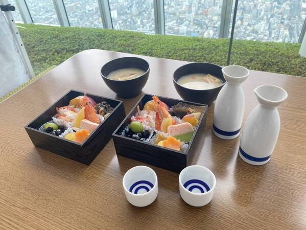 2026年元日 ハルカス300（展望台）「初日の出鑑賞特別営業」