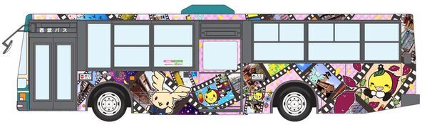 川越市マスコットキャラクター『ときも』と西武バス公式マスコットキャラクター『エンジェ』がコラボ！「エンジェラッピングバス」を運行します！