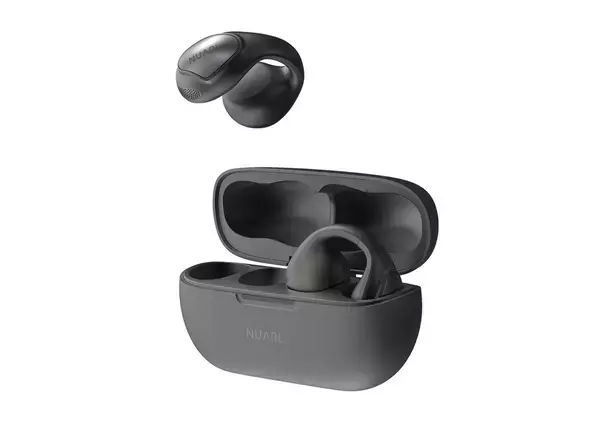 NUARLからAIライブ翻訳にも対応するイヤーカフ型オープンタイプ完全ワイヤレスイヤホン「νClip」が新登場