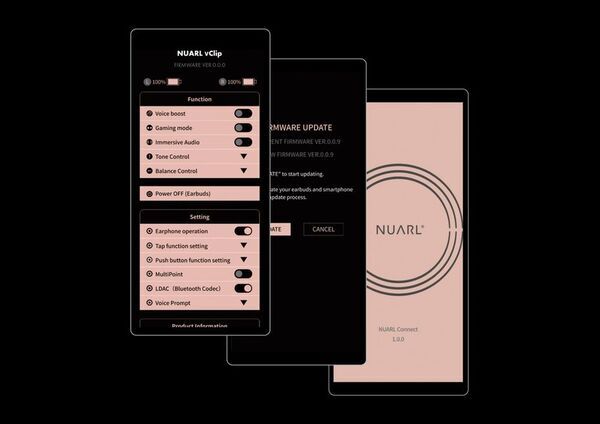 NUARLからAIライブ翻訳にも対応するイヤーカフ型オープンタイプ完全ワイヤレスイヤホン「νClip」が新登場