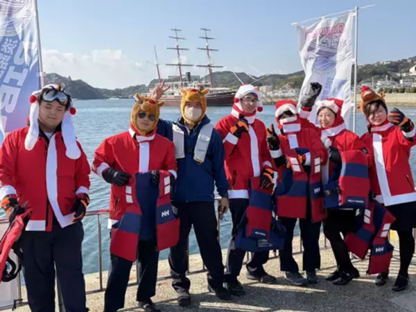 極寒の海を「全身サンタ」で疾走！冬季限定「クリスマスRIB」開催中！～GoPro動画プレゼントサービスも開始！～