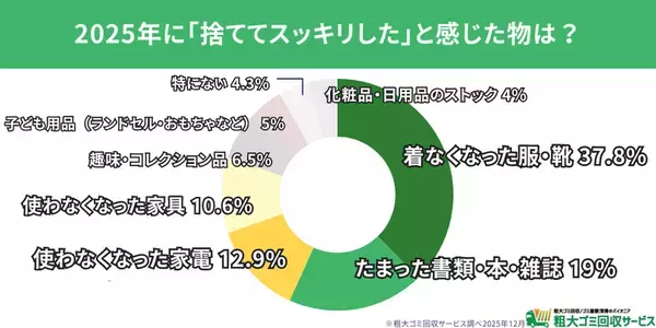 【500人調査】年末の大掃除、すでに8割が着手　最大の悩みは「体力的負担」― 今年捨ててスッキリした物ランキングも発表　― 捨ててスッキリした物・後悔した物から見える“年末大掃除の実情”
