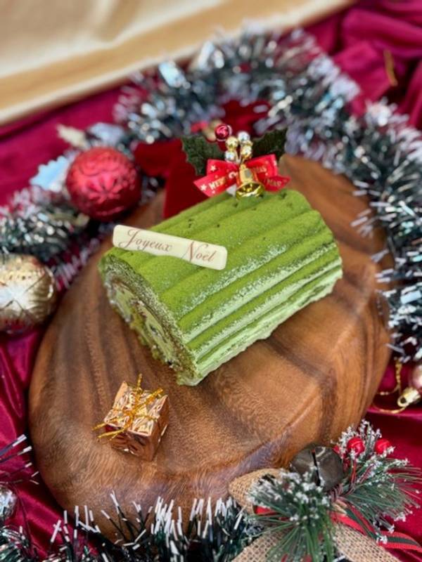 ＜道の駅そらっと牧之原＞“お茶のまち”ならではのクリスマスケーキを発売！牧之原抹茶を使用した限定ケーキ【お濃茶茶畑ケーキ】が登場！