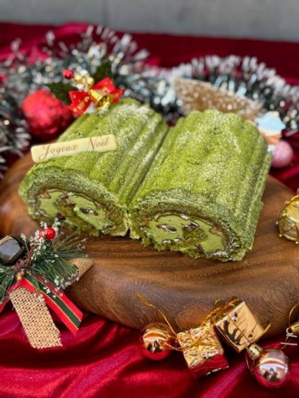 ＜道の駅そらっと牧之原＞“お茶のまち”ならではのクリスマスケーキを発売！牧之原抹茶を使用した限定ケーキ【お濃茶茶畑ケーキ】が登場！