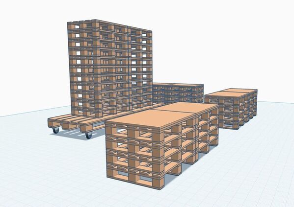 パレットデポ、クリスマス＆新年商戦に合わせて新アイテムを投入　サステナブル什器レンタルを強化