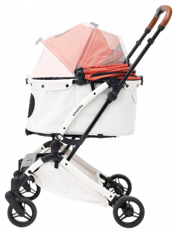 折りたたみ簡単でコンパクト！ペットに快適な空間を提供するペットカート「nicollka(ニコルカ)」12月15日に新発売