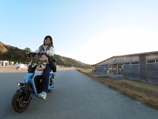 愛犬と旅する電動バイク「Doggie」来春発売モデルを三重・VISONで先行レンタル