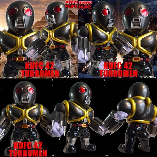 コミックス累計発行部数8,500万部の国民的人気漫画『キン肉マン』より“ザ・ニンジャ”、“ターボメン”のソフビフィギュアを12月19日(金)20:00より販売開始