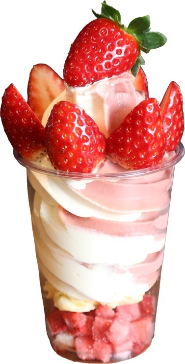 道の駅「レスティ唐古・鍵」古都華の「贅沢いちごパフェ極」を１２月２７日（土）より販売