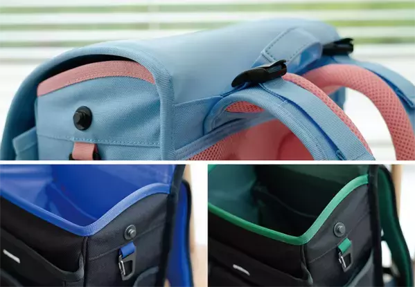 【2027年度入学用】登山リュックの技術を応用した「エルゴランセル」スタンダードモデルを改良、肩紐テープの操作性を向上