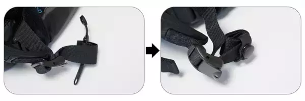 【2027年度入学用】登山リュックの技術を応用した「エルゴランセル」スタンダードモデルを改良、肩紐テープの操作性を向上