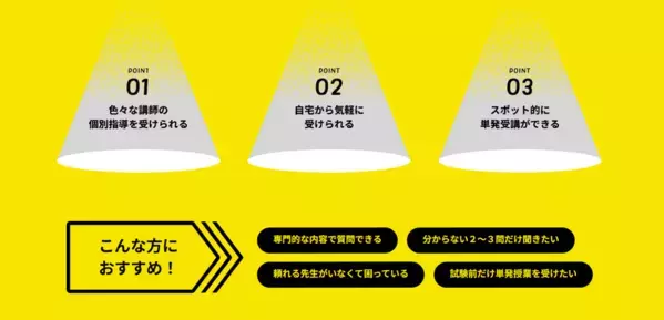 大学レベルの専門指導が「必要なときだけ」受けられる　大学生・大学院受験生向けオンラインスポット指導サービスを提供開始