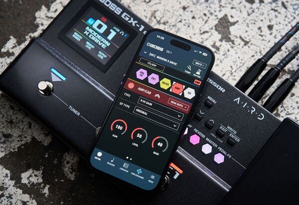 定評あるマルチ・エフェクター「GXシリーズ」に最も軽量コンパクトなモデルが登場