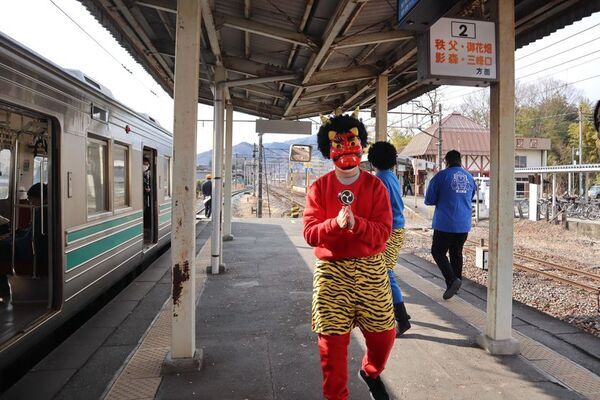 今年も秩父鉄道に鬼がやってくる！恒例の節分イベント2月3日(火)臨時列車「節分豆まきトレイン」運行