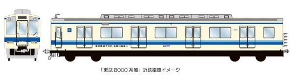 ― 東武鉄道×近畿日本鉄道 東西エリアの連携施策―1月22日(木)から「東武 8000系風」ラッピングの近鉄電車を運行します！～東武では今春に「近鉄電車風」ラッピング車両を運行予定～