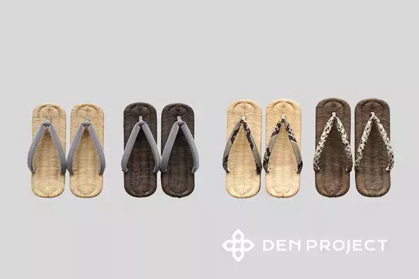 【新商品】江戸の粋を現代の足元へ。500本の竹皮が紡ぐ「本畳表ラバーソール草履」DEN PROJECTより受注開始