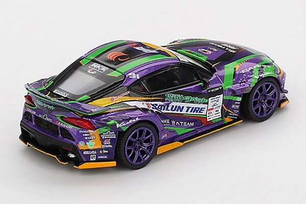 Toyota GR スープラ　KUHL 2021 D1GP EVANGELION RACINGがミニカーで登場