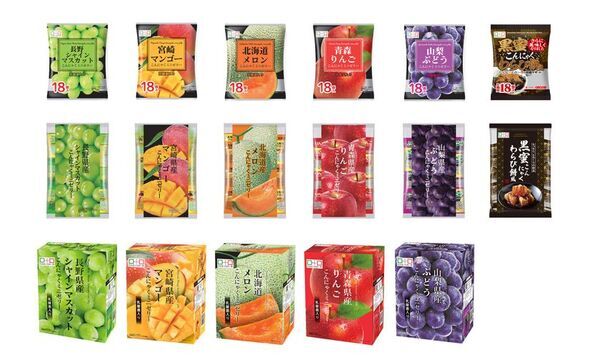 国産果汁使用・個包装で食べやすい　『ミニこんにゃくゼリー』『スティックシャーベット』2026年春夏 新ラインアップを2/1より発売