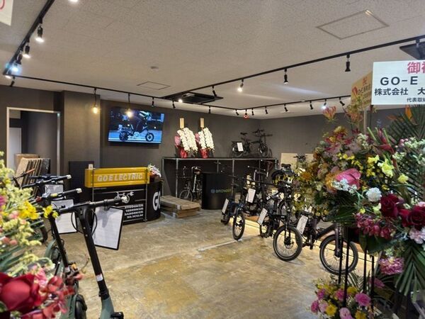 大阪・堀江に電動アシスト自転車／電動モビリティ専門店【GO-E】オープン