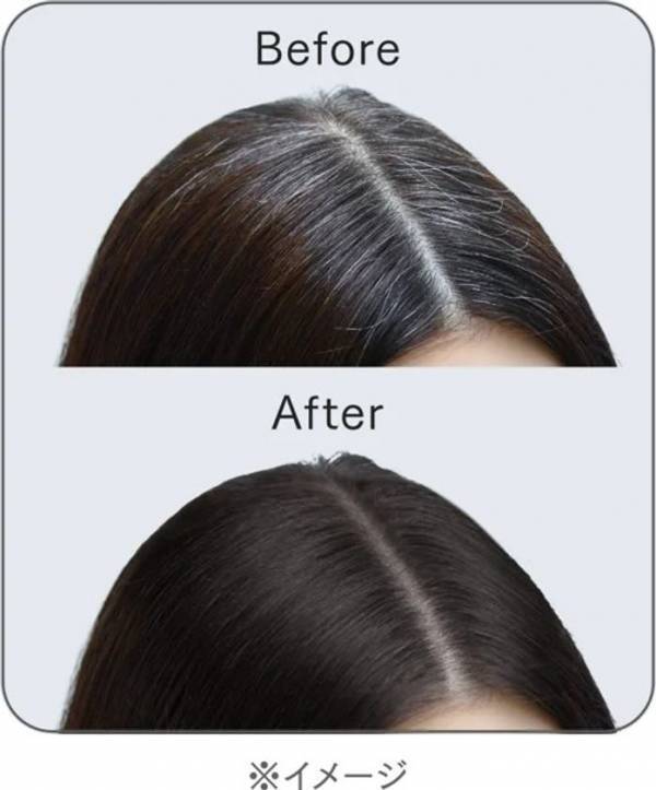 狙った白髪にピンポイントで塗る「テンスターHena ポンポン付きヘアマスカラ」が新登場！