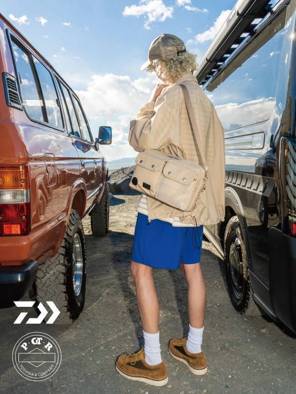 DAIWAがデイリーライフを提案する全天候型ウェアの常設店　阪急うめだ本店「GREEN AGE」に2月18日オープン　「DAIWA × POTR」のコラボレーションしたバッグも発売