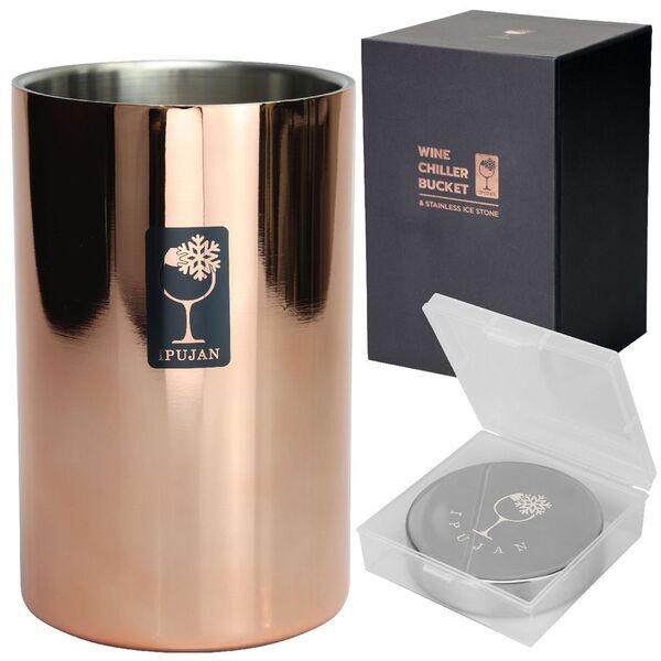 氷なしで約5時間適温を保つ断熱二重壁ステンレス製ワインクーラー　IPUJAN Wine Chiller Bucketが「Amazon 新生活セール Final」に最大30％OFFの特別価格で参加