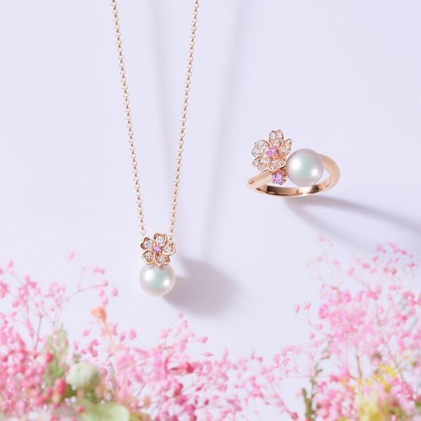 春の装いに彩りを添える新作ジュエリーが登場　3月12日（木）からミキモト銀座4丁目本店にて「SAKURA WEEK」開催