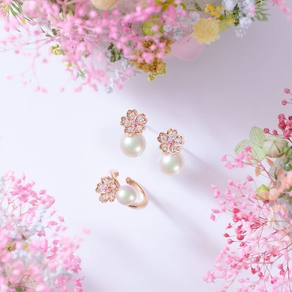 春の装いに彩りを添える新作ジュエリーが登場　3月12日（木）からミキモト銀座4丁目本店にて「SAKURA WEEK」開催