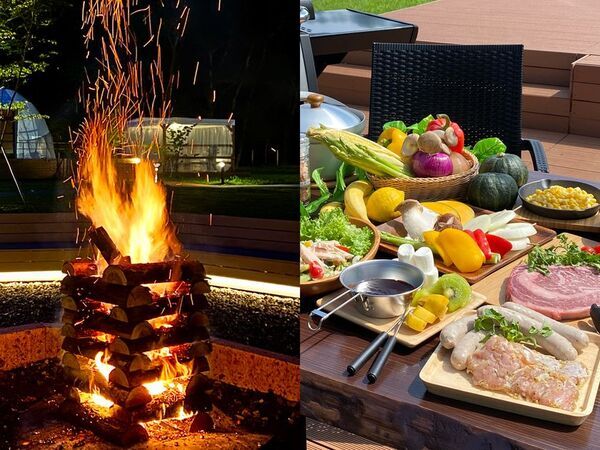 ＜1日1棟限定＞ 花粉・寒さゼロの「インドアお花見」×「夜桜BBQ」でW満喫！ブリリアントヴィレッジ日光、春限定プランを3/9より期間限定スタート