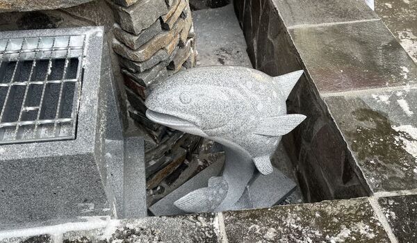 道の駅八千穂高原に水飲み場を新設