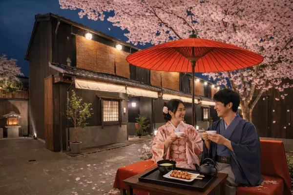 春の京都で“時をこえる茶屋体験”を　Nazuna京都椿通、桜の下で人と人を結ぶ期間限定イベントを開催