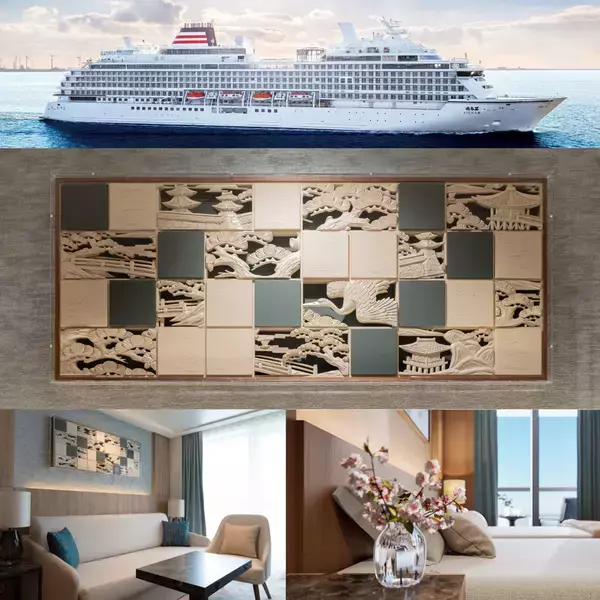 【飛鳥III ミッドシップスイート採用】岡本銘木店の「大阪欄間アート」、3月12日より飛鳥クルーズ公式オンラインショップで販売開始