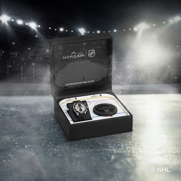 NORQAINは、NHL(北米プロアイスホッケーリーグ)とパートナーシップを締結　「ADVENTURE CHRONO 41MM NHL LIMITED EDITION」を発表