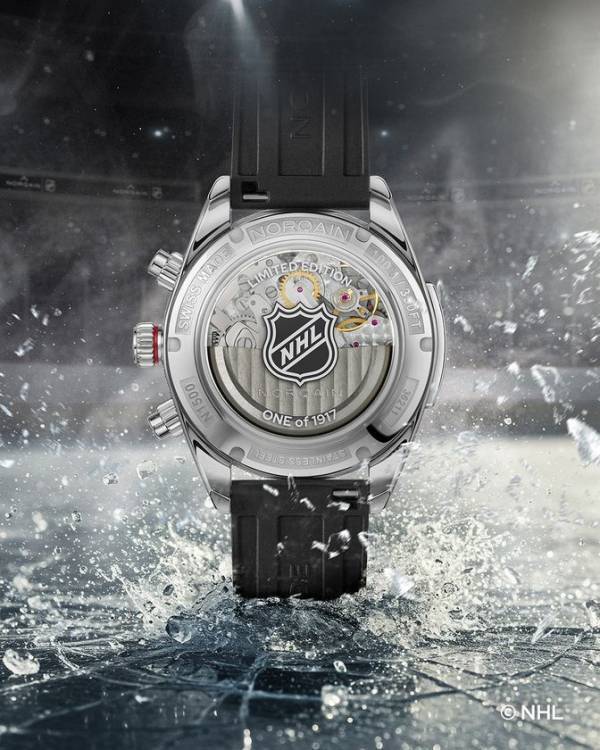 NORQAINは、NHL(北米プロアイスホッケーリーグ)とパートナーシップを締結　「ADVENTURE CHRONO 41MM NHL LIMITED EDITION」を発表