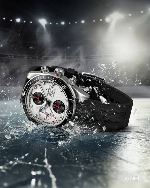 NORQAINは、NHL(北米プロアイスホッケーリーグ)とパートナーシップを締結　「ADVENTURE CHRONO 41MM NHL LIMITED EDITION」を発表