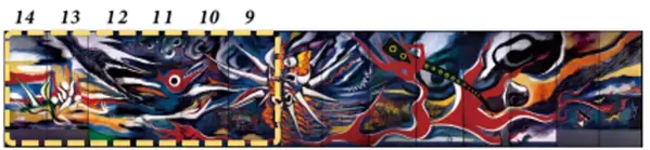 岡本太郎の大壁画『明日の神話』第3期大規模改修がスタート！壁画左側6枚を修復し大規模改修完了へ！