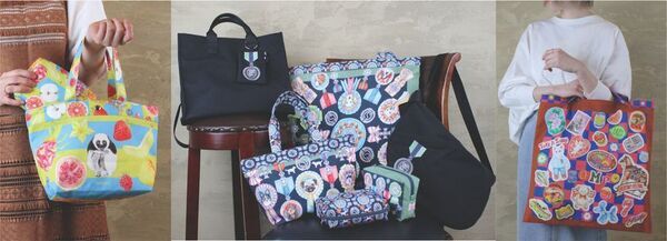 日常に一筆の魔法を　手描きテキスタイルブランド「sampo」が2026年春夏コレクションを発表