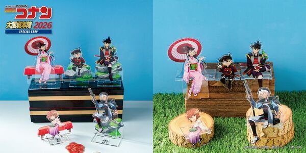 MIRAIZA大阪城1F「大阪城本陣」内に期間限定で「名探偵コナン」限定SHOPがオープン！！ここでしか手に入らないグッズやテイクアウトフードに注目！