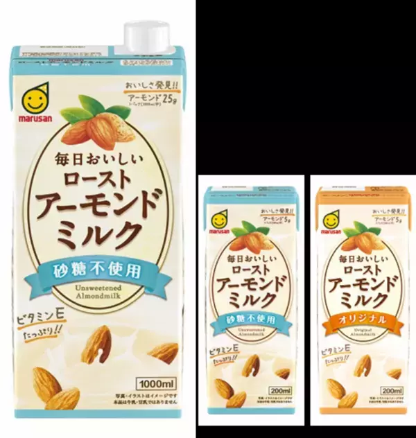 アーモンドミルク、日本上陸以来“過去最高”の売上を記録！アーモンドミルク市場は販売額約325億・販売量約7万kl―金額・数量ともに増加