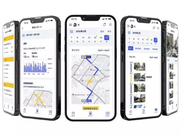 国内最大級の駐輪場管理システム導入実績を誇る NCD 株式会社自転車専用ドライブレコーダー【ジテレコ】を発表