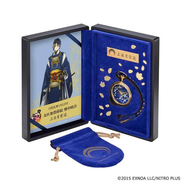 「刀剣乱舞ONLINE」より、金沢加賀蒔絵 懐中時計の第三弾が登場伝統の技を受け継ぎ、世界で活躍する漆芸作家が手掛ける逸品！