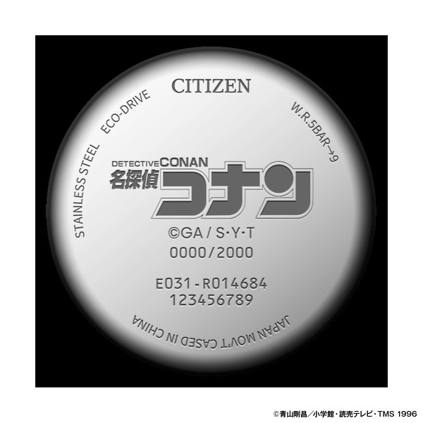シチズン × 名探偵コナン　TVアニメ30周年記念コラボウオッチ江戸川コナン・毛利蘭・怪盗キッド・灰原哀の4モデルで登場