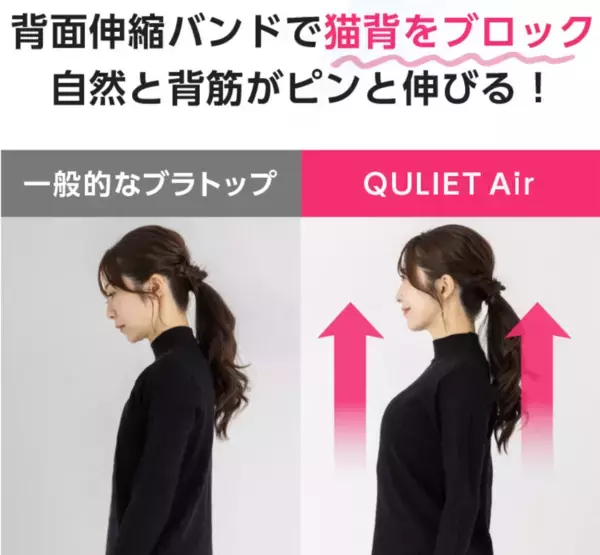 温度コントロール素材で一年中快適！着るだけでくびれラインを美しく見せる「キュリエットプレミアムエアーブラトップ」が新発売