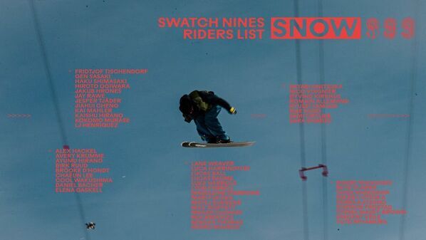 SWATCH NINES SNOW　出場ライダー発表！平野海祝、平野歩夢、荻原大翔、村瀬心椛、Megan Oldham、Birk Ruudら総勢50名超　2026/4/6～11　ニセコ東急 グラン・ヒラフで開催。