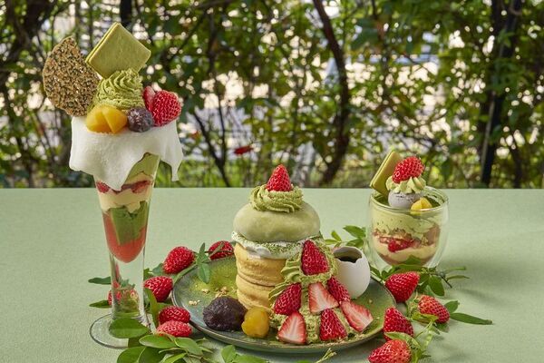 たまご専門店TAMAGOYA抹茶フェアスタート！地元丹那の抹茶を使用したパンケーキやパフェが勢ぞろい