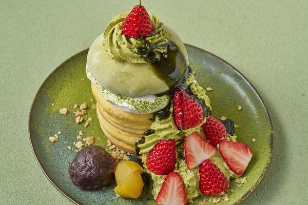 たまご専門店TAMAGOYA抹茶フェアスタート！地元丹那の抹茶を使用したパンケーキやパフェが勢ぞろい