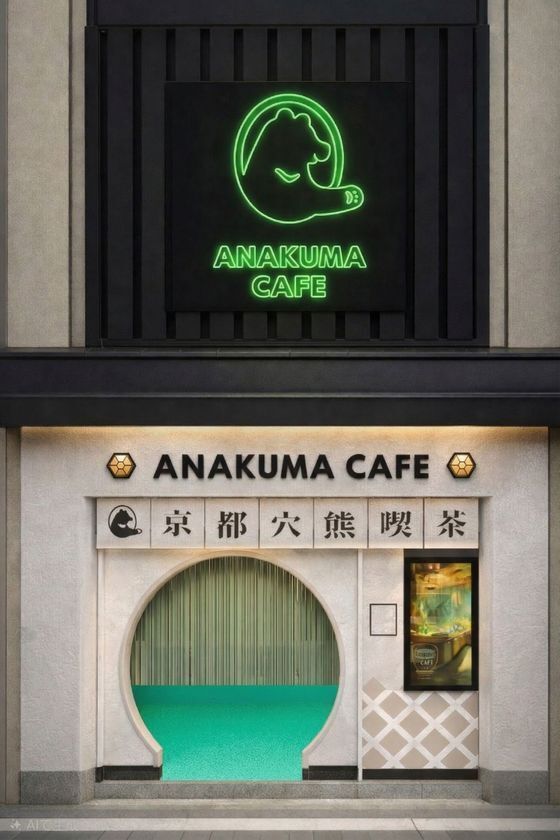 非日常ストーリー体験型カフェ「ANAKUMA CAFE」京都・河原町三条に3号店をオープン　森を追われたクマたちが、京都から世界へ問いを投げかける